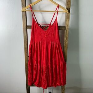 Double Zero Red Strappy Dress